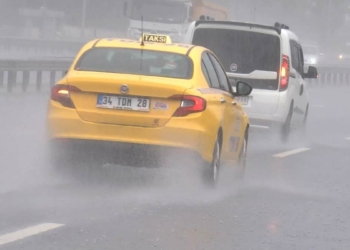 Basın Ekspres yolunda yağmur