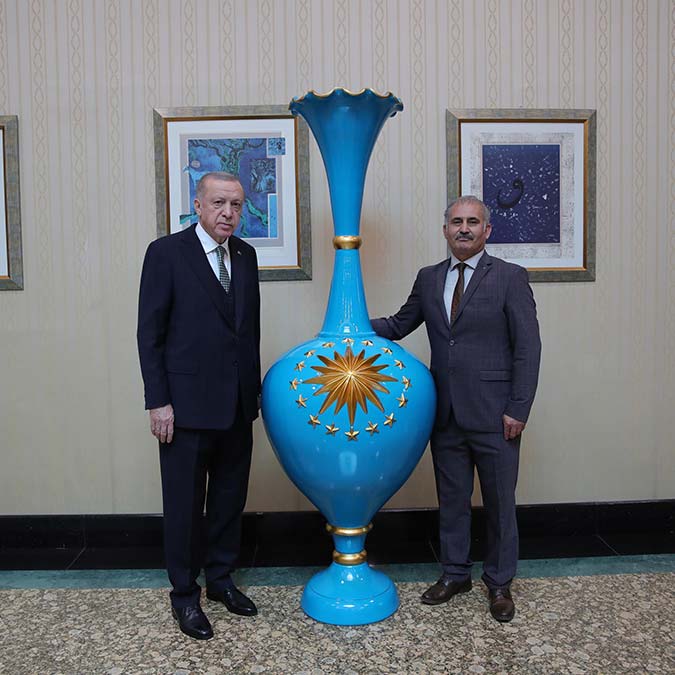 Menemen çömleğini Cumhurbaşkanı için yapacak