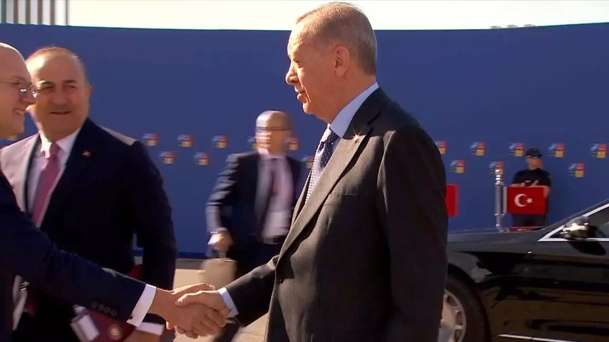 Cumhurbaşkanı erdoğan, nato zirvesi’nin yapılacağı yere geldi