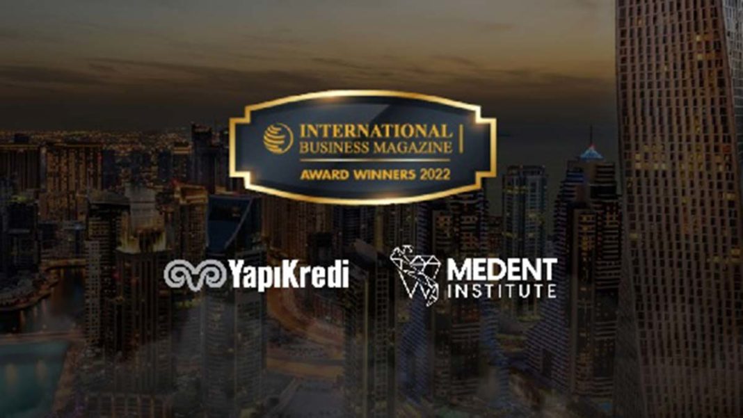 Dubai'den Yapı Kredi ve Medent Institute ödül