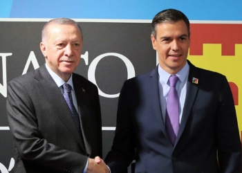 Erdoğan Pedro Sanchez ile görüştü