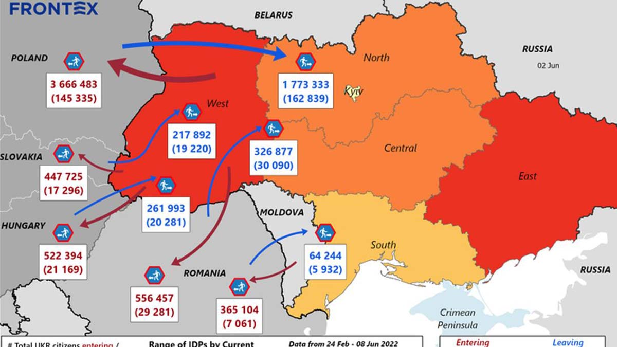 2.5 milyondan fazla Ukraynalı ülkesine döndü
