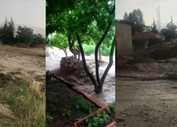 Kırıkkale'de sağanak günlük yaşamı olumsuz etkilerken, bazı ev ve iş yerlerini su bastı, bahçeler su altında kaldı.