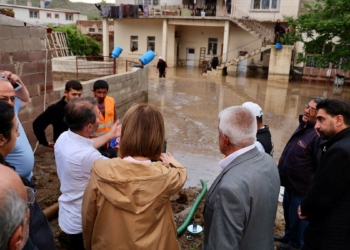 Nevşehir'de dolu ve sağanak