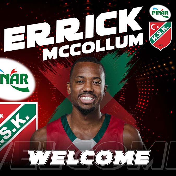 Pınar Karşıyaka Errick McCollum ile anlaştı