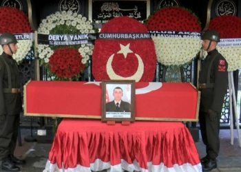 Pençe-Kilit Operasyonunda şehit olan Piyade Uzman Çavuş Sercan Baş son yolculuğuna uğurlandı. 