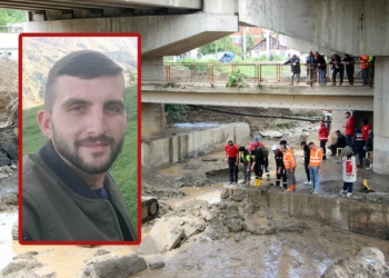 Selde kaybolan iş makinesi operatörünü 105 kişi arıyor