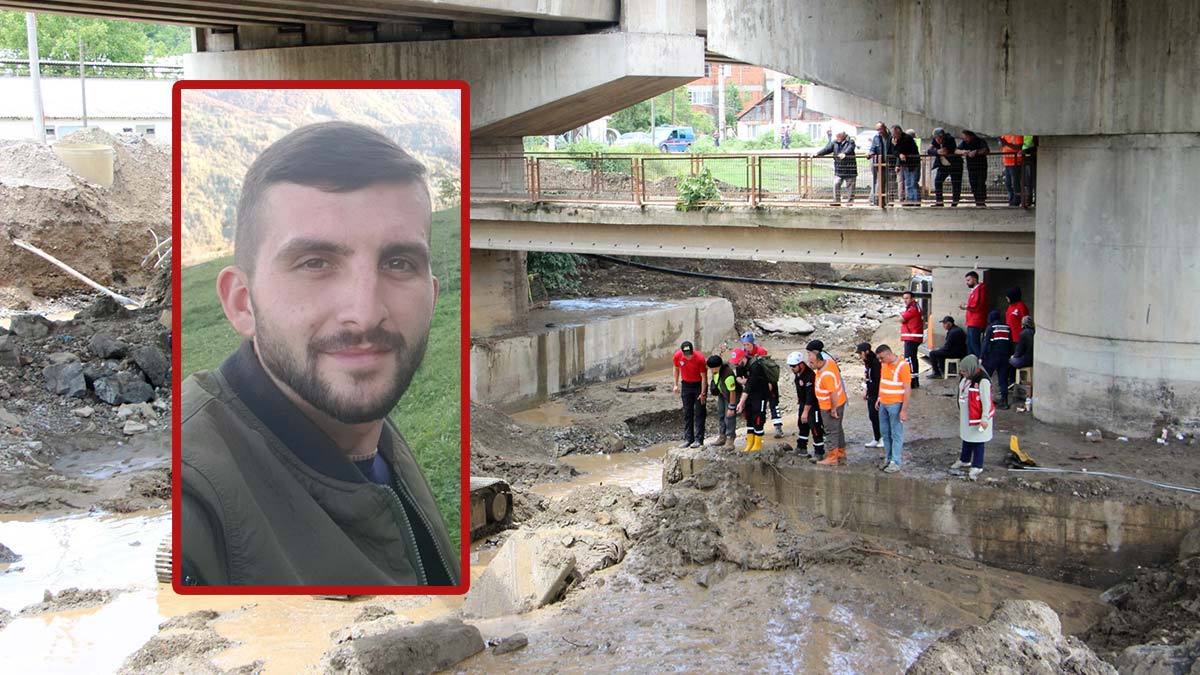 Selde kaybolan iş makinesi operatörünü 105 kişi arıyor