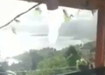 Sinop'ta hortum paniği yaşandı