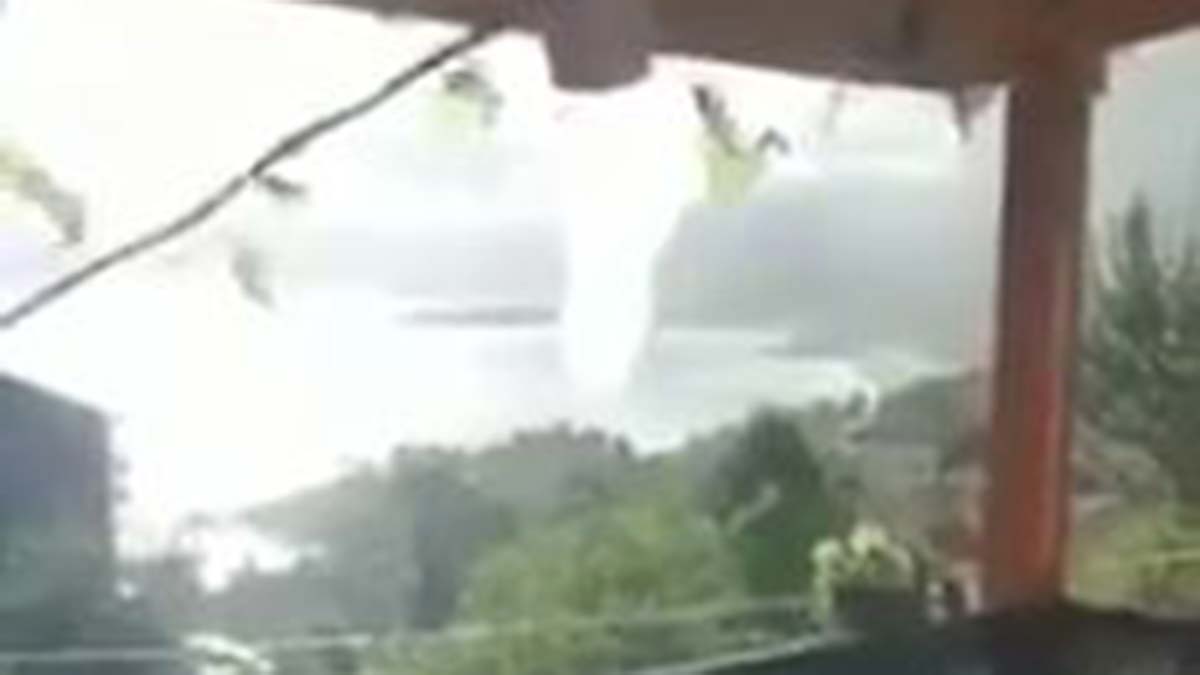 Sinop'ta hortum paniği yaşandı