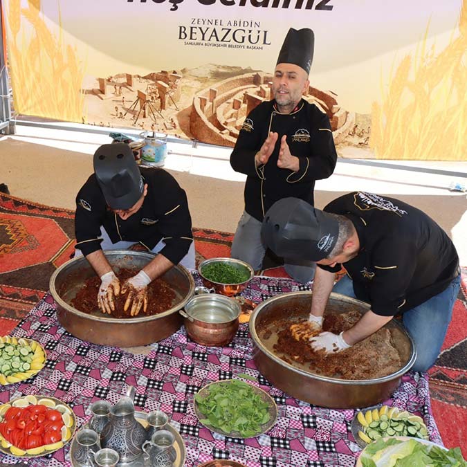 Göbeklitepe'de buğday şenliği