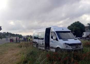 Tekirdağ'da kaza; 6 öğrenci yaralandı