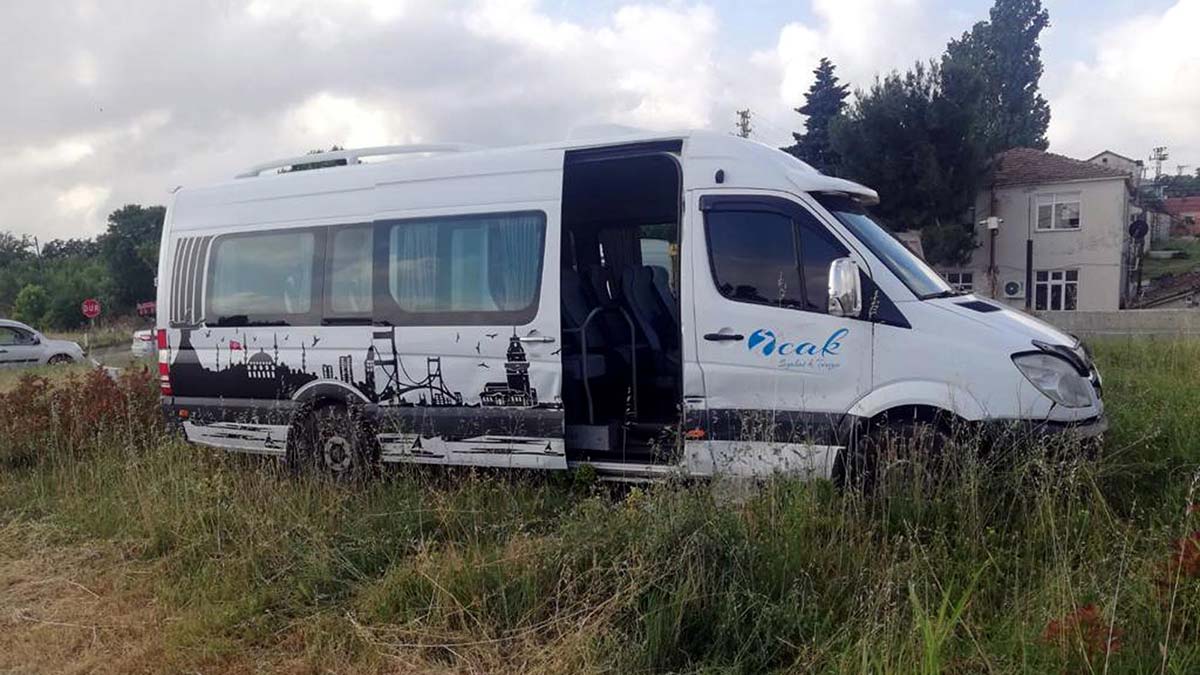 Tekirdağ'da kaza; 6 öğrenci yaralandı