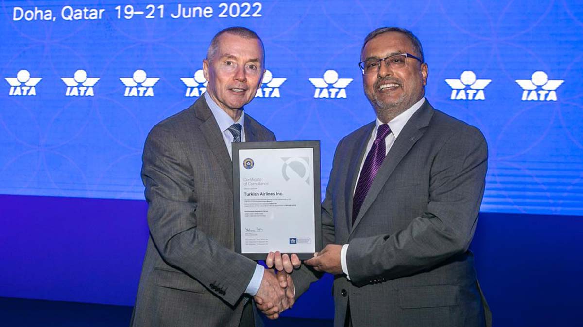 THY'ye "En Üst Düzey Sertifika"