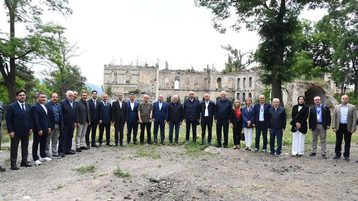 Türk heyeti Azerbaycan Şuşa'da