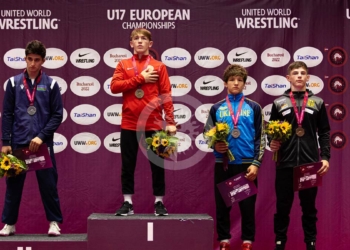 U17 Avrupa Güreş Şampiyonası'nda 15 madalya