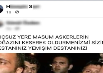 15 Temmuz şehitlerini aşağılayan kişiye gözaltı