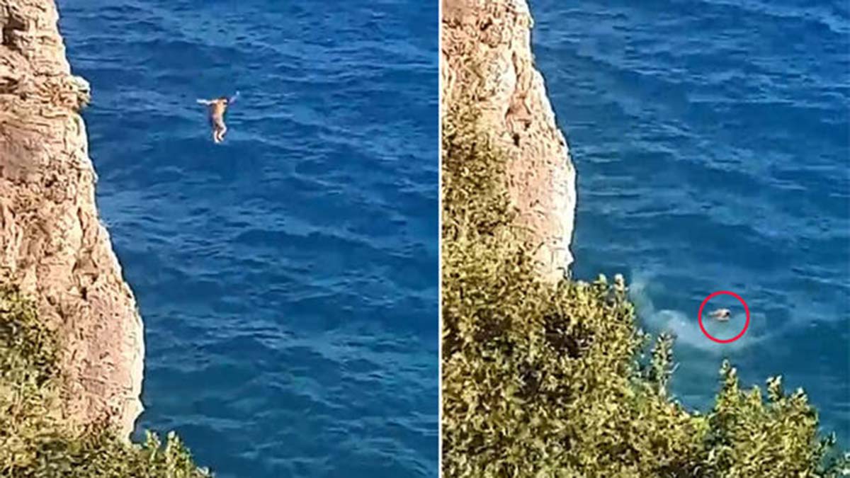 '40 metrelik falezden atlayış ölümcül olabilir'