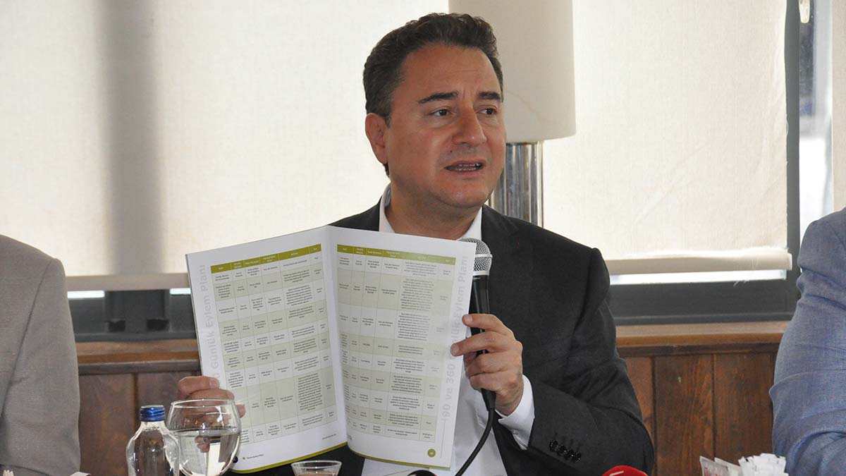 Deva Partisi Genel Başkanı Ali Babacan, "6'lı masanın ilk kuruluş sebebi. Biz parlamenter sistem çalışmalarımızı 2020 yılının sonunda bitirdik" dedi.