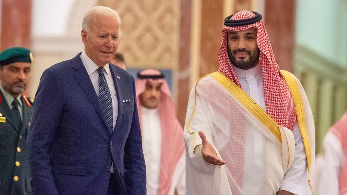 ABD Başkanı Biden Suudi Arabistan'da