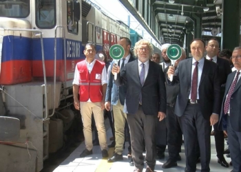 Afganistan'a insani yardım treni