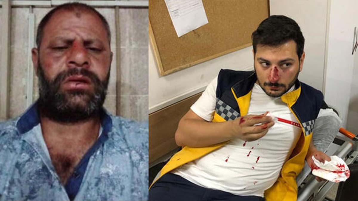 Ambulans şoförünün burnunu kıran kişi tutuklandı