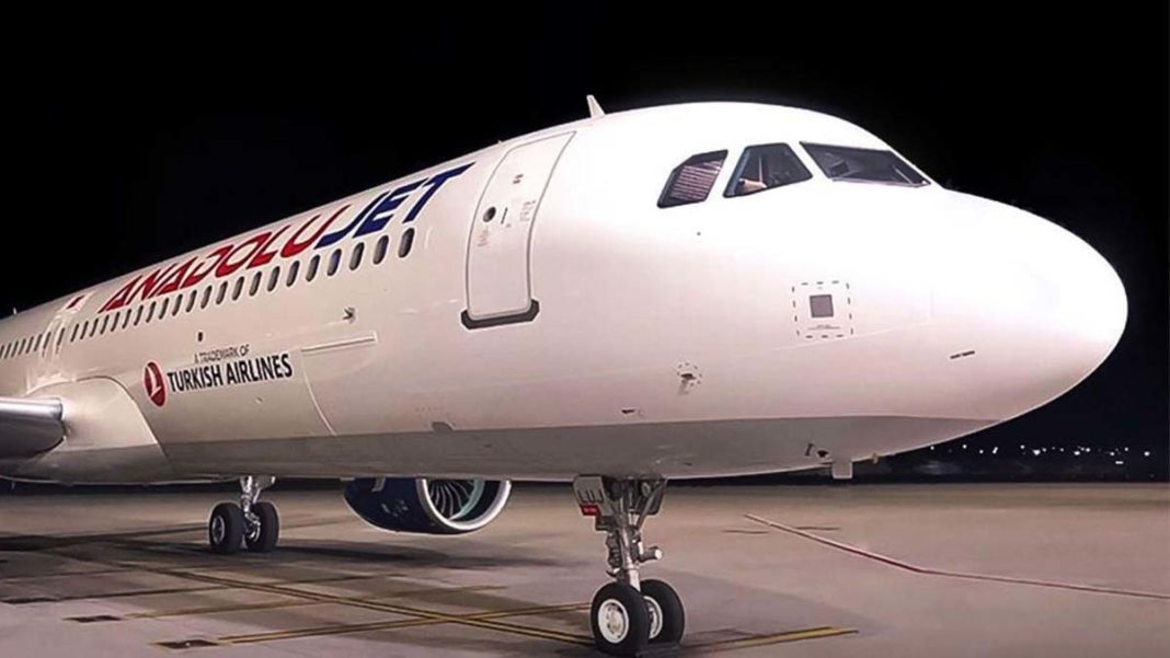 Anadolujet'in A321neo tipi uçağından ilk uçuş