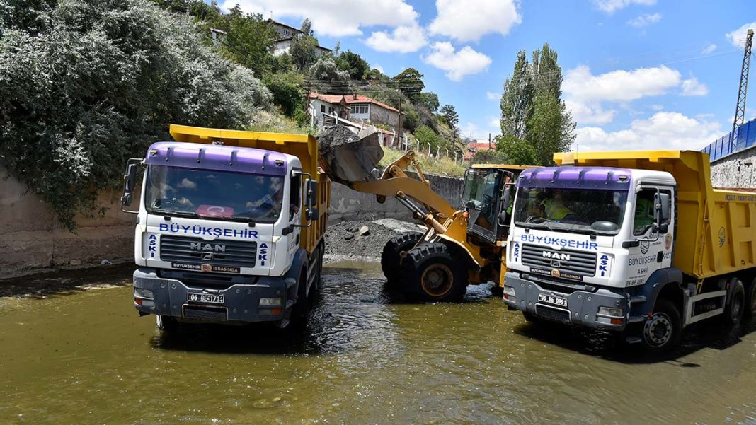 Ankara Çayı'nda kurban atığı ve çöp temizliği