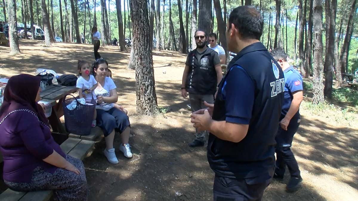 Aydos Ormanı'nda denetim 