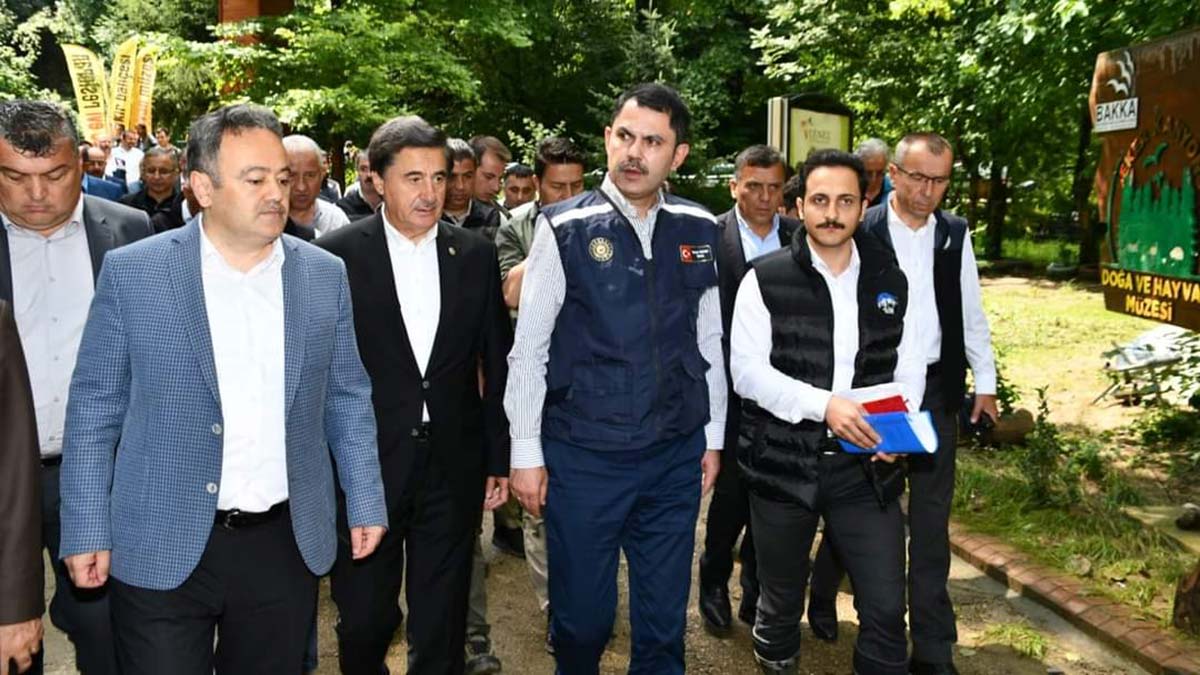 Bakan Kurum, selin vurduğu Karabük'te