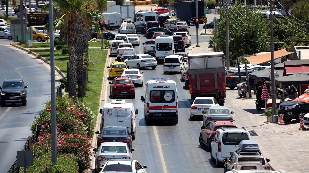 Bodrum'da tatilciler erken dönüşe geçti