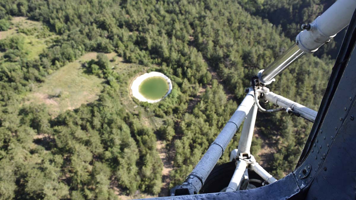Bursa'da, havadan ve karadan orman denetimi