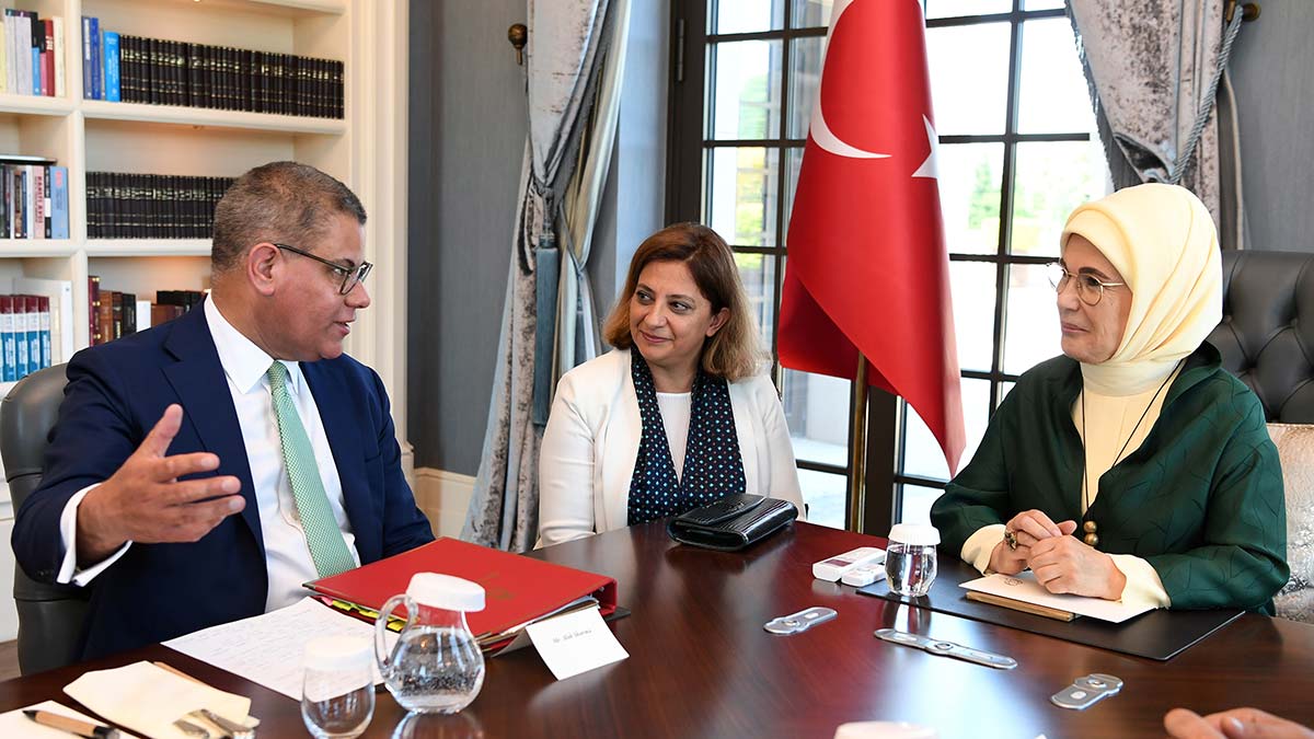 COP26 Başkanı'ndan, Emine Erdoğan'a ziyaret