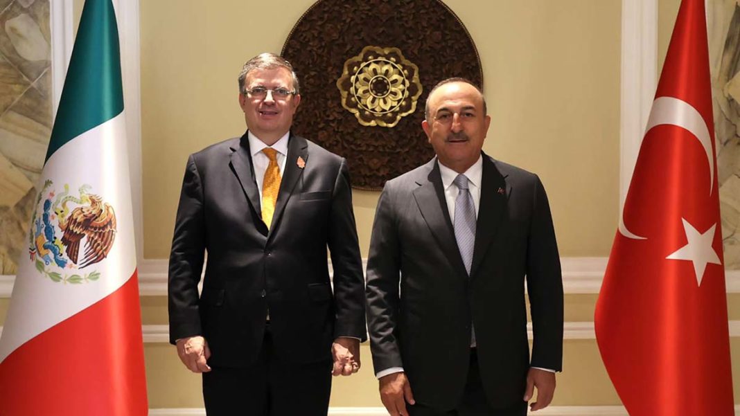 Çavuşoğlu, Meksika Dışişleri Bakanı ile görüştü