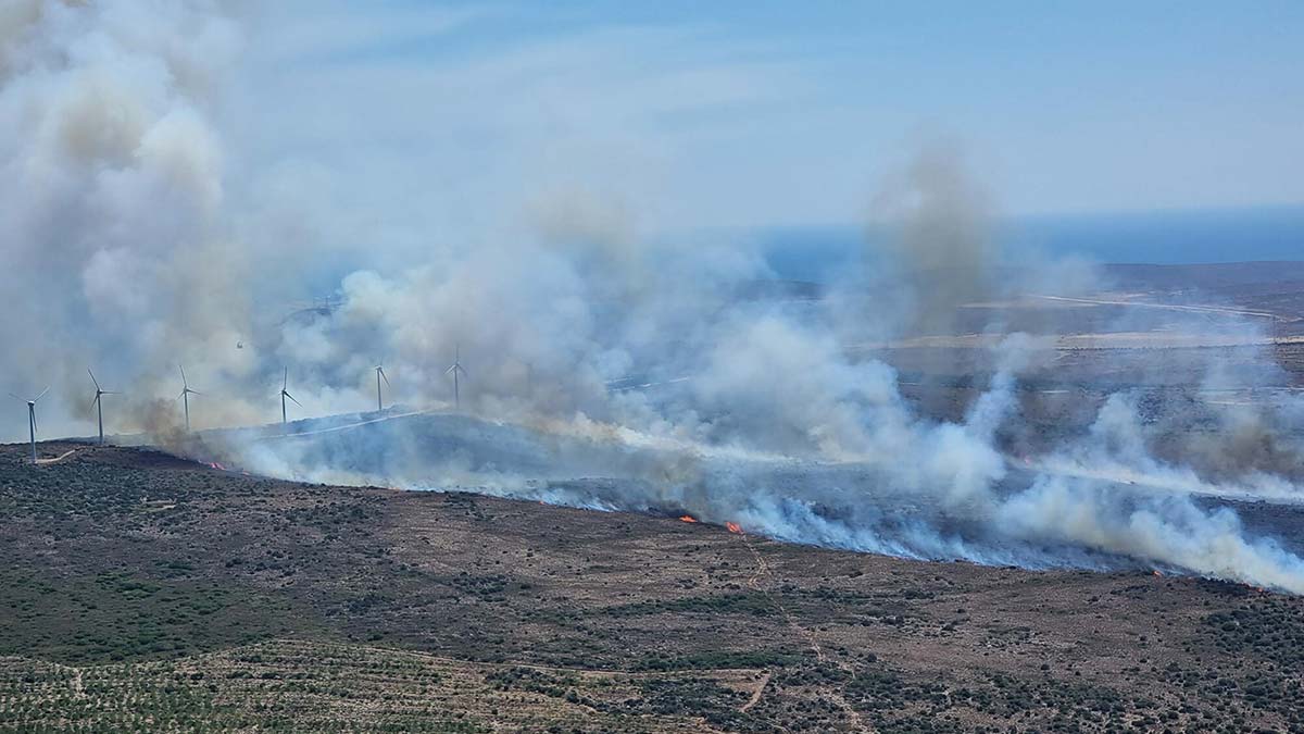 Çeşme'deki yangınlar kısmen kontrol altında