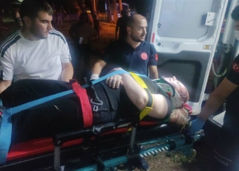 Devrilen ağacın altında kalan 2 kişi yaralandı