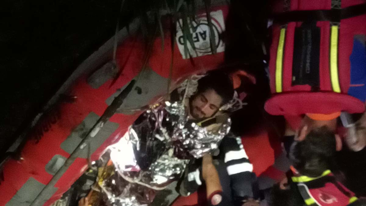 Edirne'de Tunca Nehri'ne düşen kişi kurtarıldı