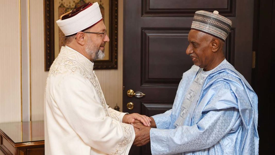 Erbaş, Nijer eski Başbakanı'nı kabul etti