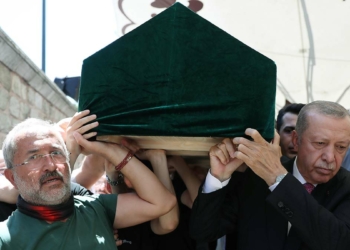 Erdoğan Hacı Nimet Kaya'nın cenazesine katıldı