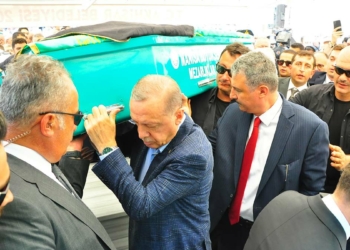 Erdoğan, Hakan Füzün'ün cenazesine katıldı