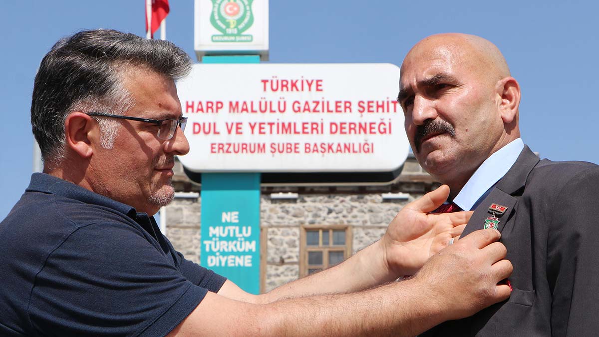 Gazilik unvanı 28 yıl sonra verildi