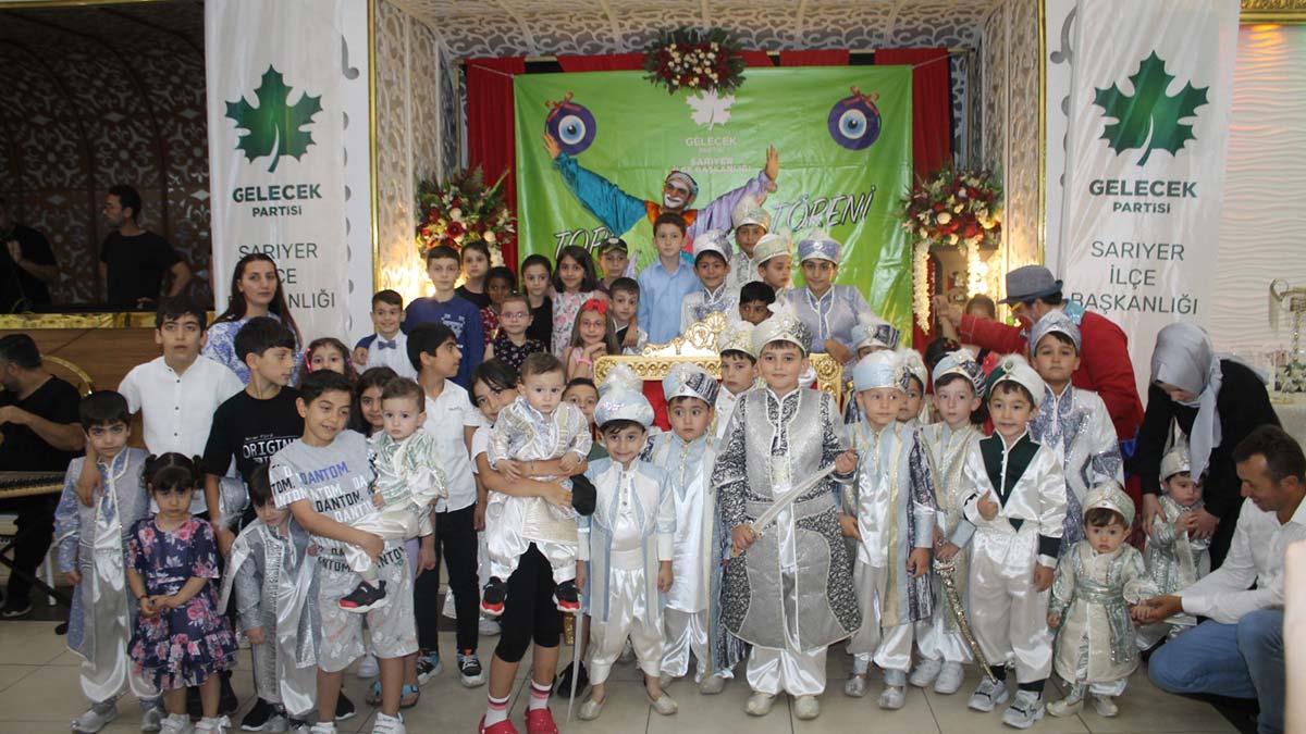 Gelecek Partisi'nden Sarıyer'de toplu sünnet düğünü