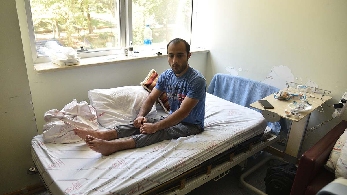 İş kazasında felç kalan Erhan'a yardım eli