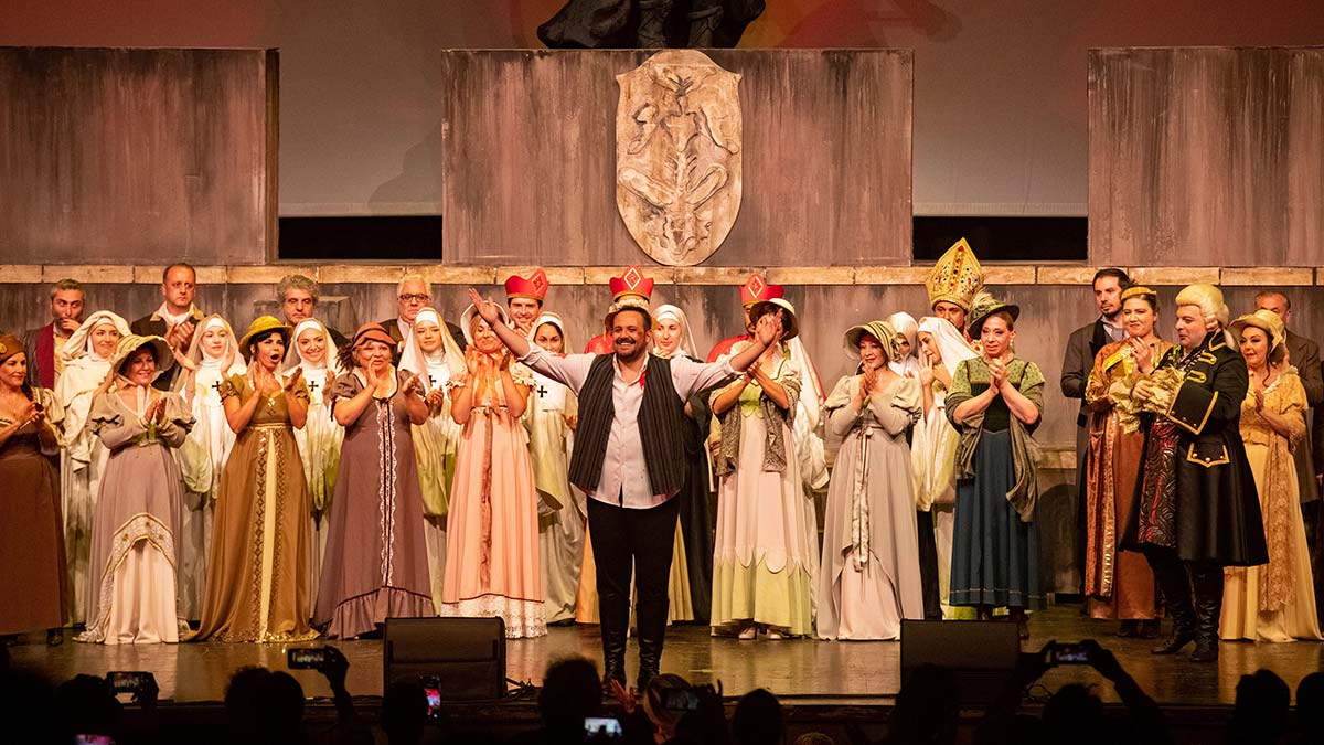 İstanbul Opera Festivali'nde Tosca operası sahnelendi