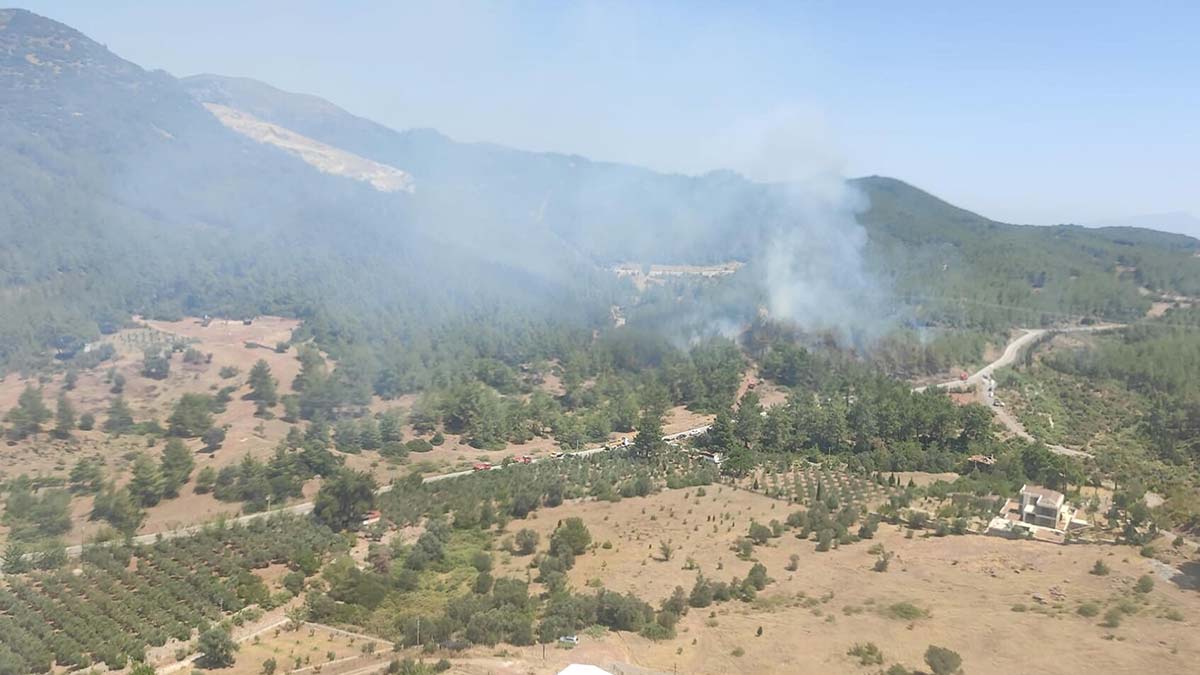 İzmir'de 2 ayrı noktada yangın çıktı