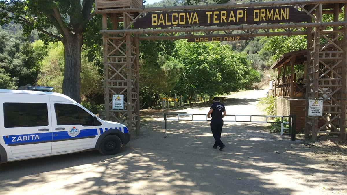 İzmir'in ormanlarına zabıtalardan denetim