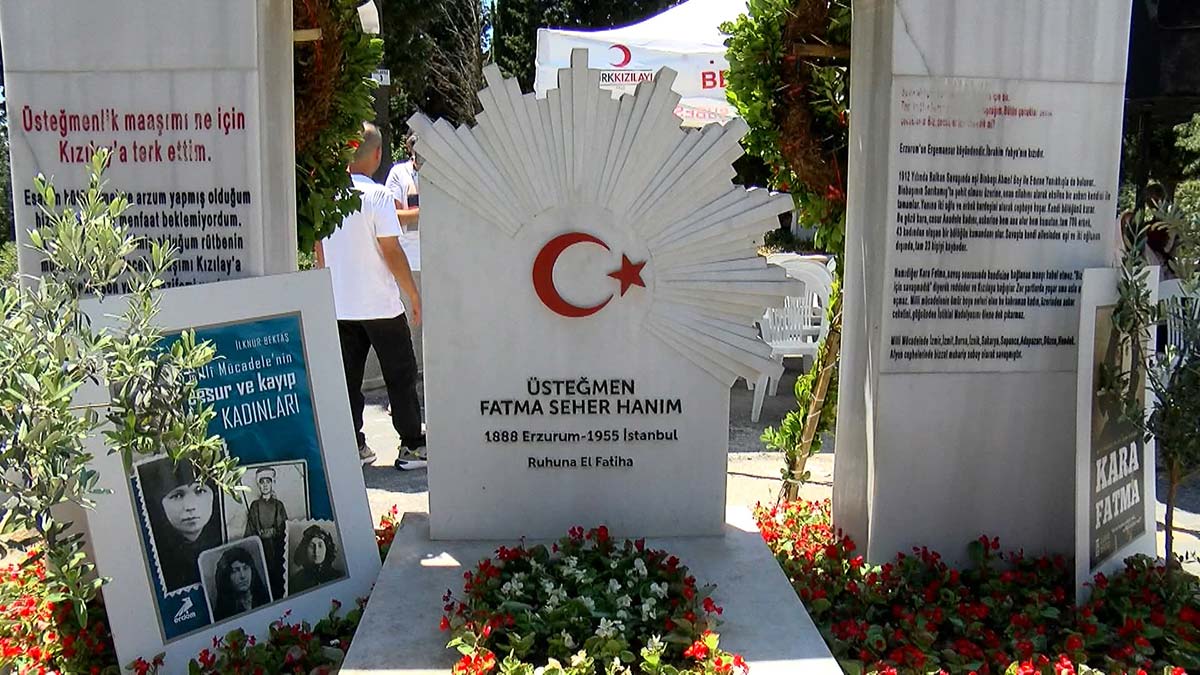 Kara Fatma mezarı başında anıldı