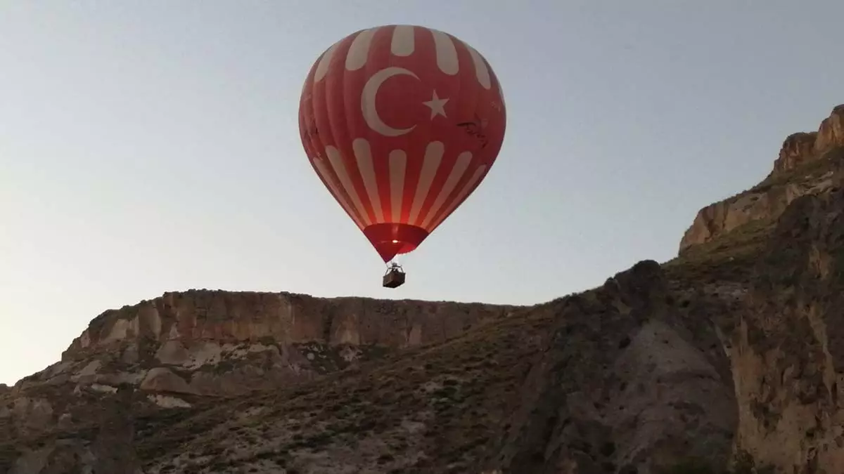 Kayseri'de balon turizmi başladı