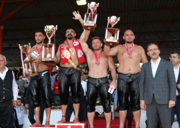 Kırkpınar'da dereceye giren pehlivanlar