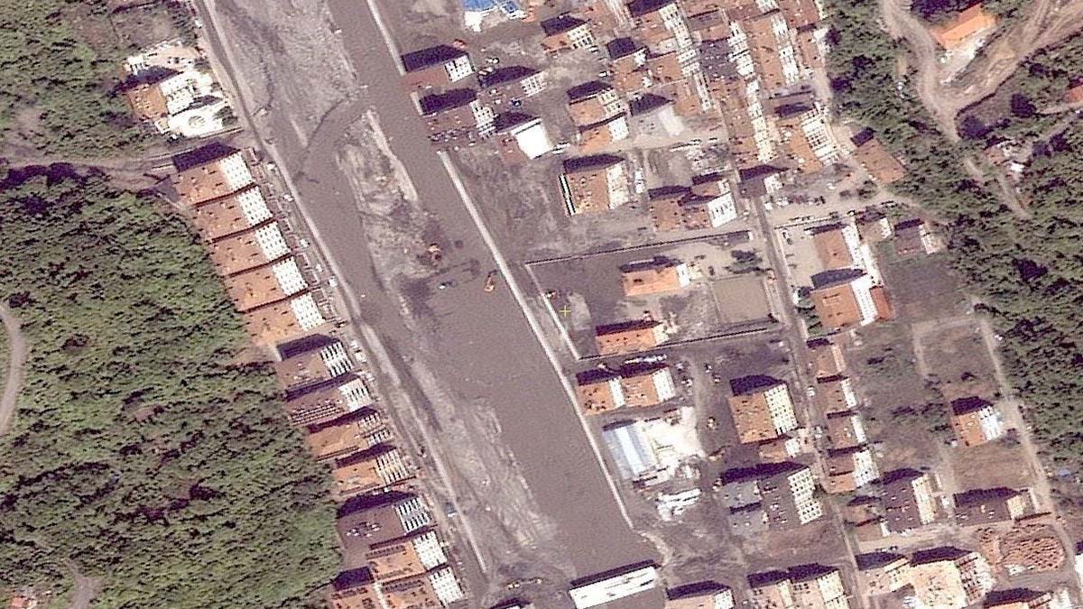 MSB, sel felaketinin uydu görüntülerini paylaştı